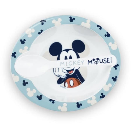 Confezione pappa THERMOBABY MICKEY 1a età - 1 stuzzicadenti + 1 ciotola + 1 tazza con manico + 2 cucchiai