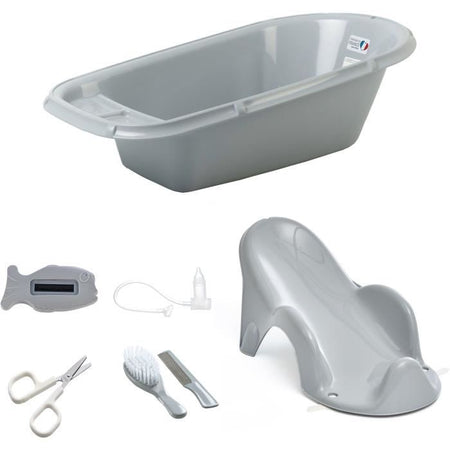 Baby Bath + Bath Transat + Termoter + pennello e pettine + forbici + baby mosca