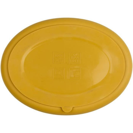 Piatto a ventosa - THERMOBABY - Silicone - Giallo Miele - A scomparti e antiscivolo