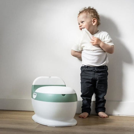 Mini WC - THERMOBABY - Verde Salvia - Confortevole con scarico sonoro