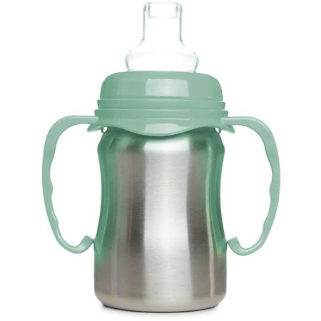 Tazza didattica - THERMOBABY - Acciaio inox - 180 ml - Verde cactus - Ergonomica e antigoccia
