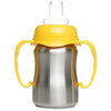 Tazza didattica - THERMOBABY - Acciaio inox - 180 ml - Giallo mango - Ergonomica e antigoccia