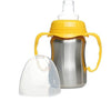 Tazza didattica - THERMOBABY - Acciaio inox - 180 ml - Giallo mango - Ergonomica e antigoccia