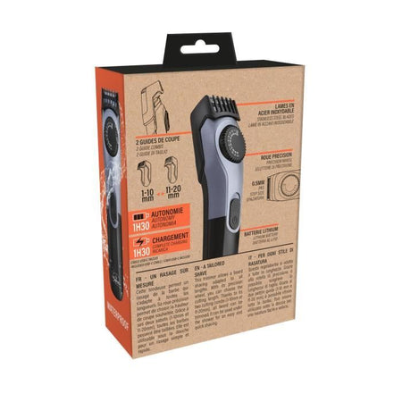 Regolabarba a batteria THE BARB' XPERT 6042 - Batteria al Litio - 19 altezze di taglio - Autonomia 1h 30 - Indicatore LED