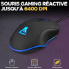 Pacchetto Gamer 2 in 1 - THE G-LAB - COMBO HYDRO - Mouse cablato - Tastiera cablata - Grigio/Nero - RGB