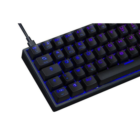 Tastiera da gioco - The G-Lab - KEYZ TITAN - Meccanica (interruttore rosso) - Cablata - RGB - Nera