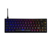 Tastiera da gioco - The G-Lab - KEYZ TITAN - Meccanica (interruttore rosso) - Cablata - RGB - Nera