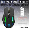 Mouse da gioco RGB wireless il g -lab 7200 dpi - nero