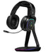 Supporto per cuffia/auricolare - THE G-LAB - K-STAND HYDROGEN - 2 porte USB - Nero