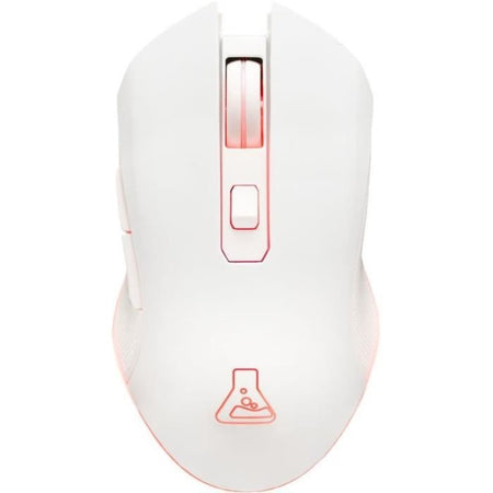 Mouse da gioco wireless - THE G-LAB - KULT HELIUM - RGB - 6400 DPI - 6 pulsanti - Bianco