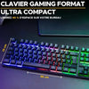 Tastiera da gioco - The G-Lab - KEYZ CESIUM TKL WIRELESS - wireless - azerty - Nera