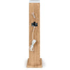 Altoparlante a torre - THOMSON - Bluetooth/CD/USB/SD - Bianco/Legno - 60W - Radio FM
