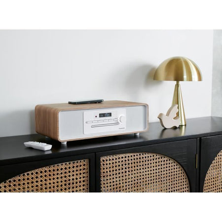 Microsistema Bluetooth - THOMSON - Bianco e Nero - Radio FM/CD/MP3/USB, 60 W, Equalizzatore