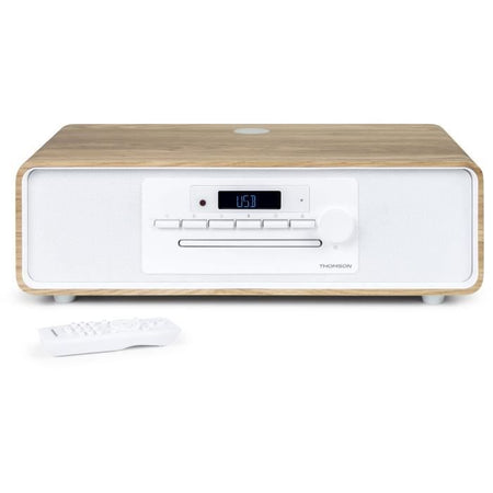 Microsistema Bluetooth - THOMSON - Bianco e Nero - Radio FM/CD/MP3/USB, 60 W, Equalizzatore