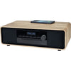 Microsistema Bluetooth - THOMSON - Legno/Nero - Radio FM/DAB+/CD/MP3/USB/Induzione, 75W, display LCD, Telecomando, Alimentatore. 230 V