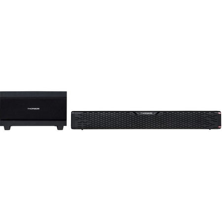 THOMSON SB60BTS - Soundbar wireless con subwoofer - Bluetooth 5.0 - Impianto stereo - 60W - Montaggio a parete - Nero