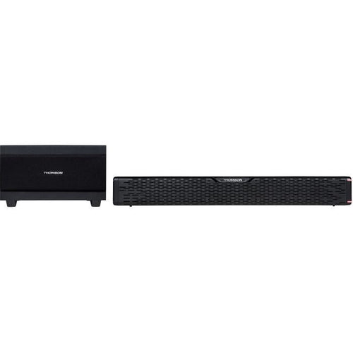 THOMSON SB60BTS - Soundbar wireless con subwoofer - Bluetooth 5.0 - Impianto stereo - 60W - Montaggio a parete - Nero