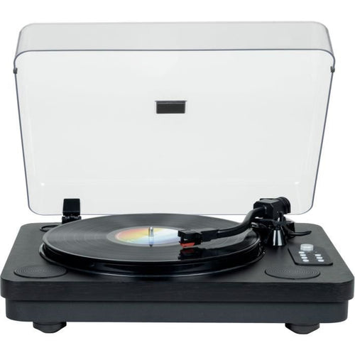 Giradischi in vinile Bluetooth - THOMSON - TT650BT - Registrazione USB - 2 altoparlanti - Nero