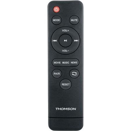 Soundbar - THOMSON - Nero - Bluetooth 5.3, 120 W, ingresso TV ARC/CEC, USB, equalizzatore, telecomando, alimentatore. 230 V