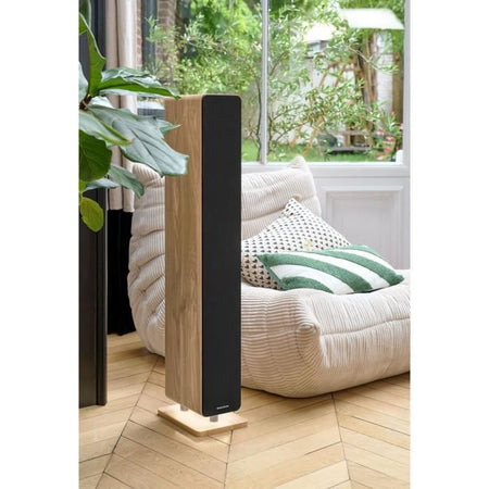 Torre audio Bluetooth - THOMSON - Legno/Nero - 120 W, ottico, USB, equalizzatore, TWS, telecomando, alimentatore. 230V