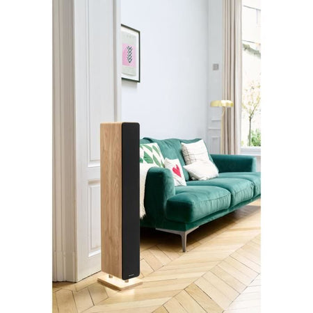 Torre audio Bluetooth - THOMSON - Legno/Nero - 120 W, ottico, USB, equalizzatore, TWS, telecomando, alimentatore. 230V