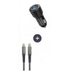 Kit caricabatterie + cavo - THOMSON - Caricabatterie per auto 60 W - Cavo C a L 5 A - Lunghezza 1,5 m
