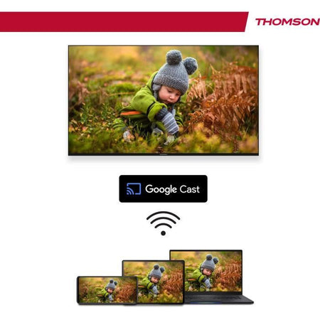 THOMSON 43QG4S14 - TV QLED 43 (109 cm) - 4K 3840x2160 - HDR 10 - Google TV - 2xHDMI 2.1 + 2xHDMI 2.0