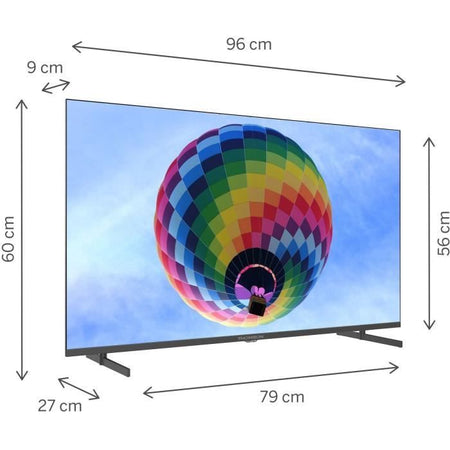 THOMSON 43QG4S14 - TV QLED 43 (109 cm) - 4K 3840x2160 - HDR 10 - Google TV - 2xHDMI 2.1 + 2xHDMI 2.0
