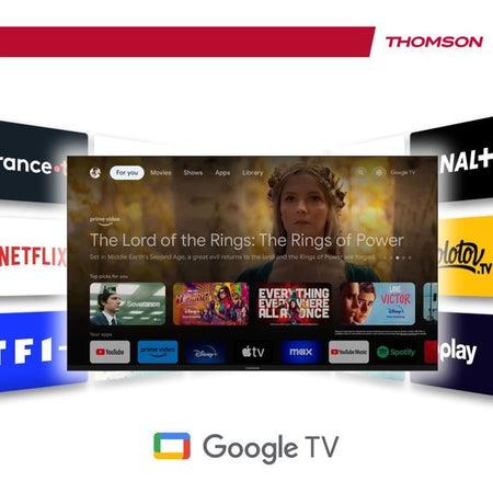 THOMSON 43QG4S14 - TV QLED 43 (109 cm) - 4K 3840x2160 - HDR 10 - Google TV - 2xHDMI 2.1 + 2xHDMI 2.0