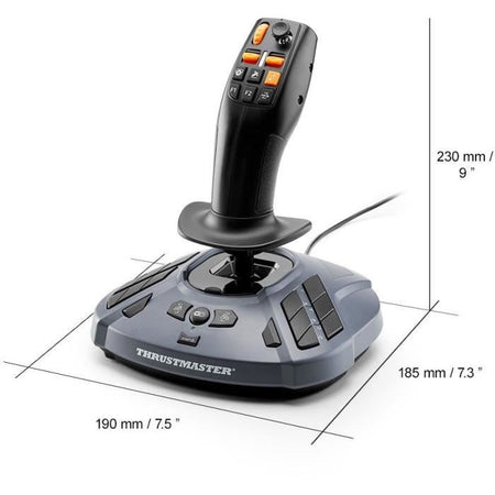 Joystick per simulatore - THRUSMASTER - SimTask FarmStick Joystick - Nero - Agricoltura e attrezzature pesanti