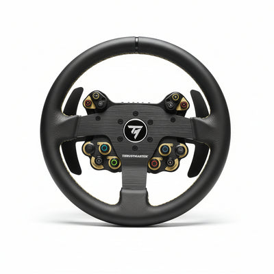 Volante PC/PS4/PS5/Xbox - THRUSTMASTER - Evo Racing 32R - Pelle Struttura Pelle/Alluminio 32cm Palette magnetiche 25 pulsanti 7 LED