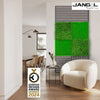 JANGAL Pannelli acustici Modulabili in FLORA sintetica ULTRAREALISTICA 52x52cm mod. THUJA TEA TREE - Eternal Parquet