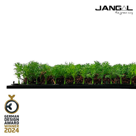 JANGAL Pannelli acustici Modulabili in FLORA sintetica ULTRAREALISTICA 52x52cm mod. THUJA TEA TREE - Eternal Parquet
