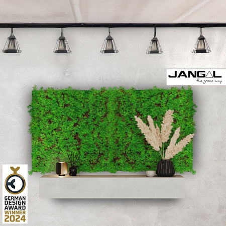 JANGAL Pannelli acustici Modulabili in FLORA sintetica ULTRAREALISTICA 52x52cm mod. THUJA TEA TREE - Eternal Parquet