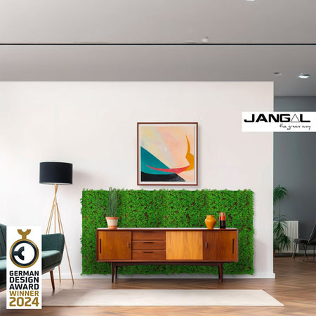 JANGAL Pannelli acustici Modulabili in FLORA sintetica ULTRAREALISTICA 52x52cm mod. THUJA TEA TREE - Eternal Parquet