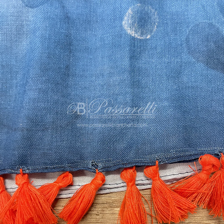 THUN® Pareo + Pochette Orange Light Blue 2504S6022