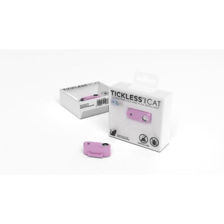 Repellente per gatti ad ultrasuoni - TICKLESS MINI CAT - Protezione contro zecche e pulci - Organo Viola