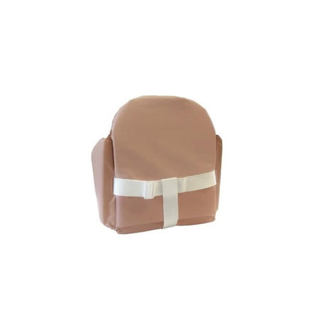 Cuscino per sedia - TINEO - Cinghie - 27 x 26 x 33 cm - Zucchero di canna