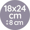 Borsa fasciatoio - Impermeabile - Kaki - TINEO - Misto - 18 x 8 x 24 cm
