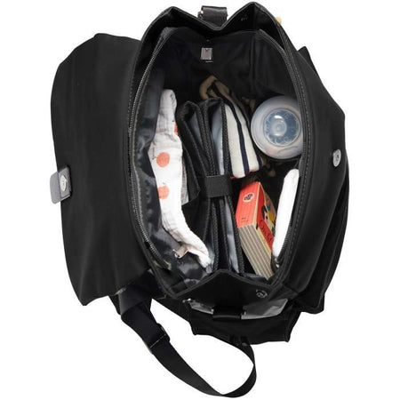 Borsa fasciatoio TINEO CASUAL - Forma a zaino - Grande capacità di stoccaggio - Nera