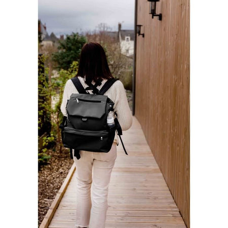 Borsa fasciatoio TINEO CASUAL - Forma a zaino - Grande capacità di stoccaggio - Nera