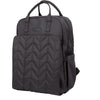 Borsa fasciatoio - TINEO - Forma a zaino - Trapuntata - Nera