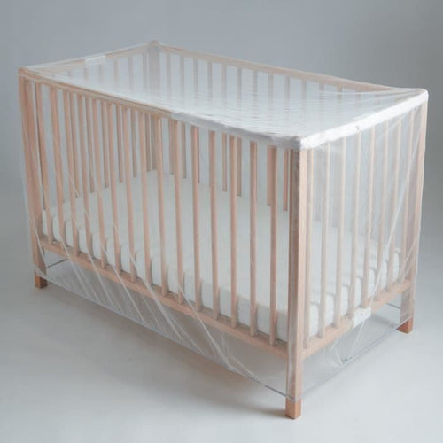 Zanzariera per letto TINEO - Apertura facile con zip - Compatibile con letti 60x120 o 70x140 cm