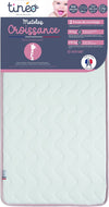 Materasso TINEO CROISSANCE - Scalabile - 2 lati di supporto: Rigido e Morbido - 60x120x12 cm