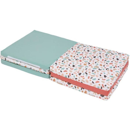 Tappeto da gioco Maxi Malin - TINEO - Tappetino evolutivo 5 in 1 - 180 x 120 cm - Geometrico / Animali divertenti