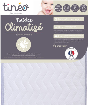 TINEO Materasso climatizzato 60x120x10