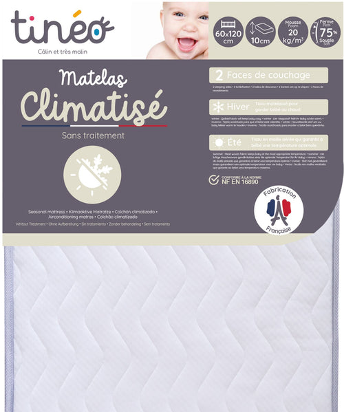 TINEO Materasso climatizzato 60x120x10