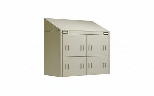 Tetto inclinato antipolvere ad 1 posto cm. 38x35x20h - MODELLO MIS