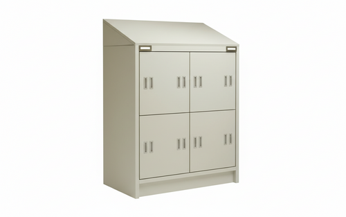 Tetto inclinato antipolvere a 2 posti cm. 70x35x20h - MODELLO MIS