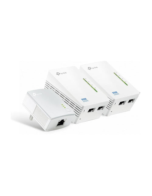 Kit powerline AV600 WiFi 300Mbps 2 Porte LAN (3 Pezzi)